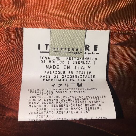 Orange Iridescent Jacket Blazer - Picture 9 of 9